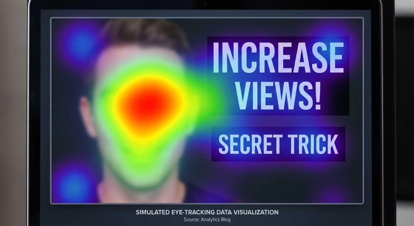 주의력 히트맵 예시: 빨간색 영역은 높은 주의력, 파란색 영역은 주의력 사각지대